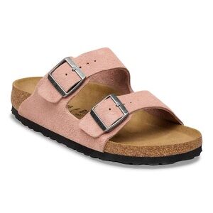 Birkenstock Arizona Suede Leather  Sandals in Pink Clay sz 5.5 / 36